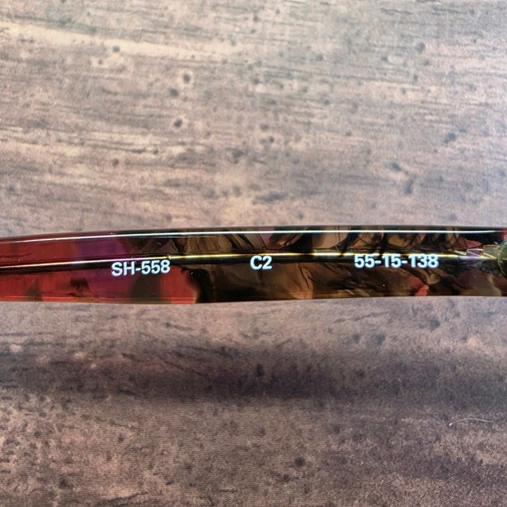 Scott Harris Europa SH-558 Purple Tortoise Cat Eye Eyeglasses Frames Italy 55-15